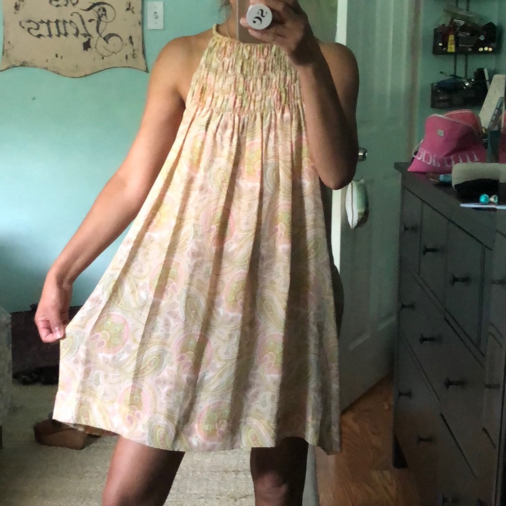 A shape midi dress